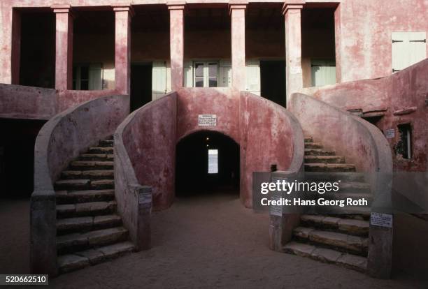 slave quarters, goree island - slave quarters stock pictures, royalty-free photos & images