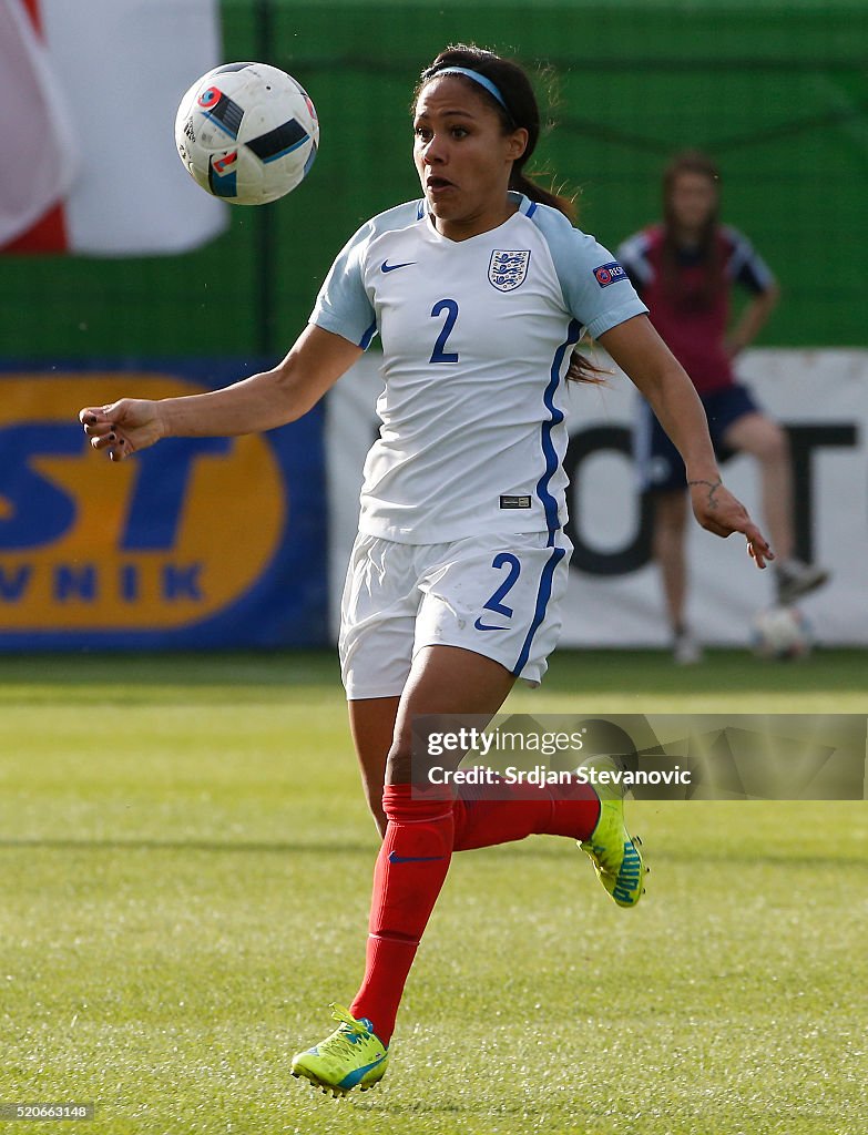 Bosnia and Herzegovina v England: UEFA Women's European Championship Qualifier