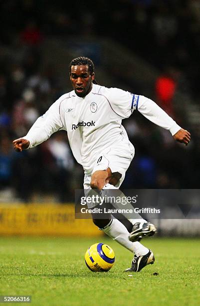 Jay Jay Okocha of Bolton Wanderers in action during the FA Barclays Premiership match between Bolton Wanderers and Blackburn Rovers at The Reebok...