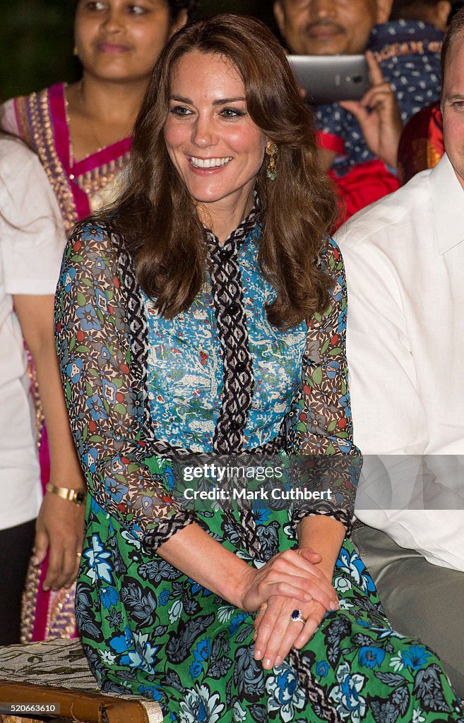 The Duke and Duchess Of Cambridge Visit India and Bhutan - Day 3