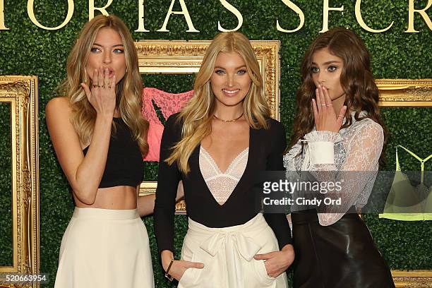Victoria's Secret Angels Martha Hunt, Elsa Hosk and Taylor Hill host global media live stream to reveal Bralette Collection & launch multi-city tour...