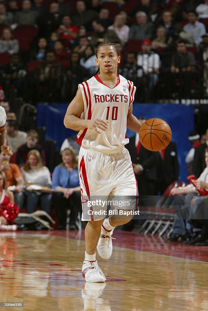 T Lue Rockets Tyronn Lue of the Houston Rockets dribbles the ball against the... News ...