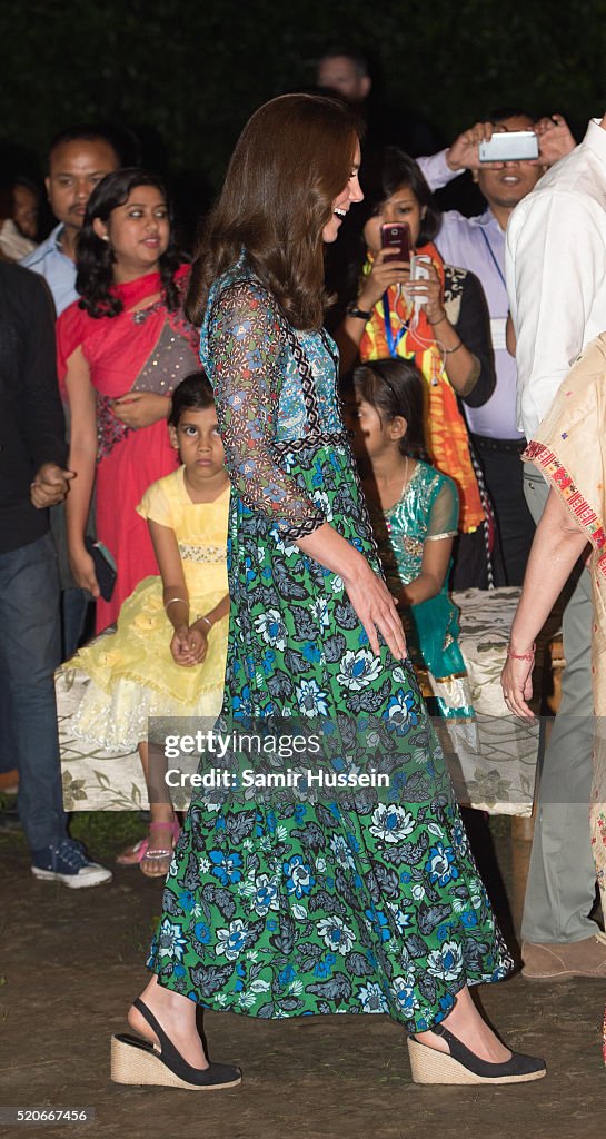 The Duke & Duchess Of Cambridge Visit India & Bhutan - Day 3