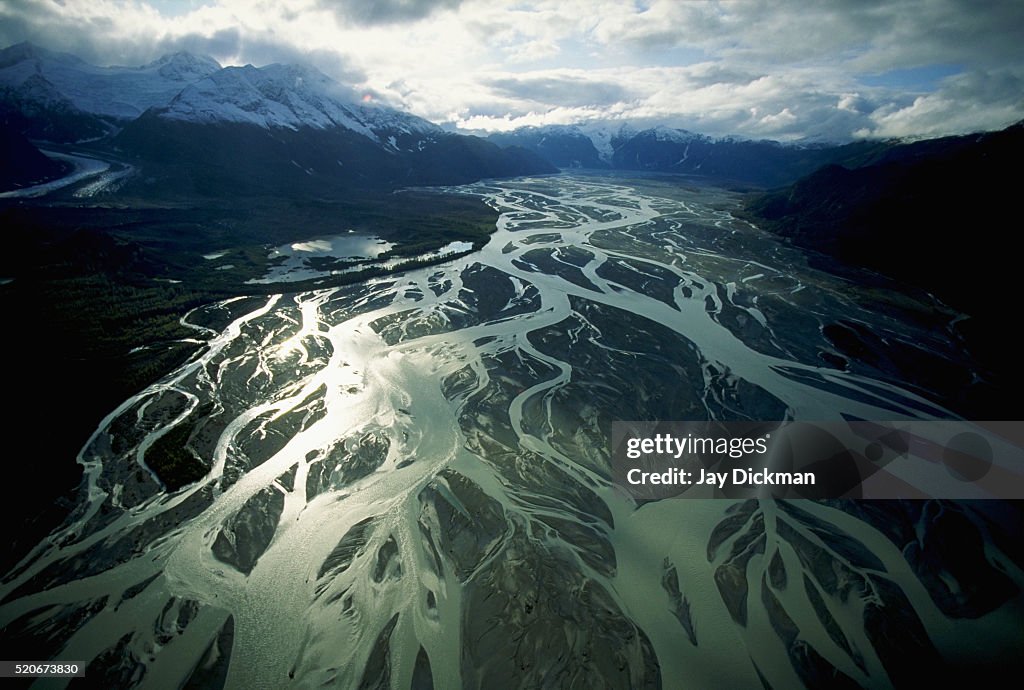 Confluence of Tatshenshini and Alsek Rivers
