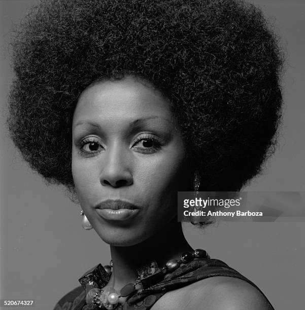 Portrait of American actress and singer Diahann Carroll, New York, 1971.