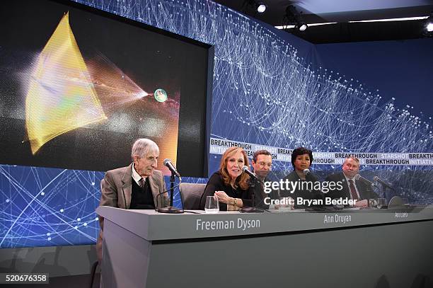 Freeman Dyson, Emeritus Professor, Princeton Institute for Advanced Study; Ann Druyan, Producer, Co-Founder and CEO of Cosmos Studios; Avi Loeb,...