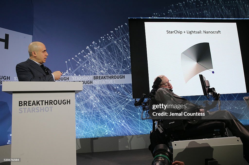 New Space Exploration Initiative "Breakthrough Starshot" Announcement