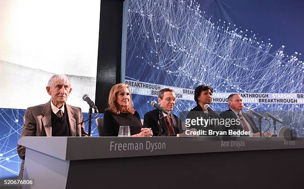 Freeman Dyson, Emeritus Professor, Princeton Institute for Advanced Study; Ann Druyan, Producer, Co-Founder and CEO of Cosmos Studios; Avi Loeb,...