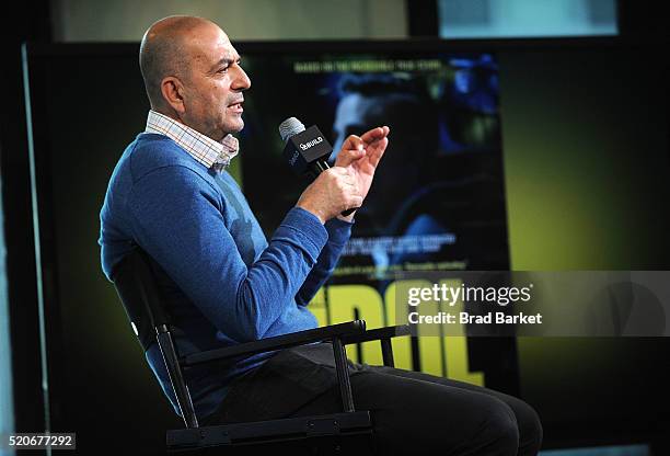 Academy Award-nominated Palestinian director Hany Abu Assad attends AOL Build Presents: "The IDOL" at AOL Studios In New York on April 12, 2016 in...