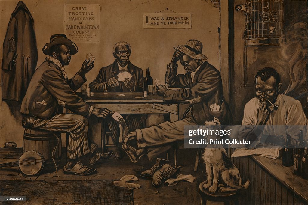 Skinning the Lamb, c1910.