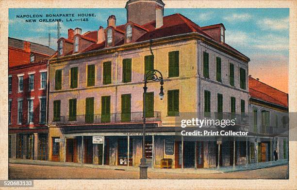 Napoleon Bonaparte House, New Orleans, 1935. The Napoleon House is a famous building in the French Quarter of New Orleans, Louisiana. Its name...
