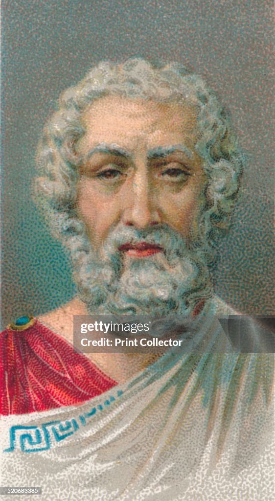 Homer, 1st-2nd century, Roman poet, from Baiae, Campania, Italy, 1924.