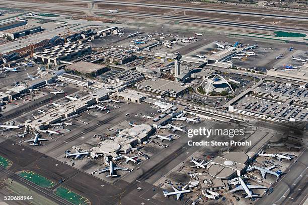 lax international airport - lax airport stock pictures, royalty-free photos & images