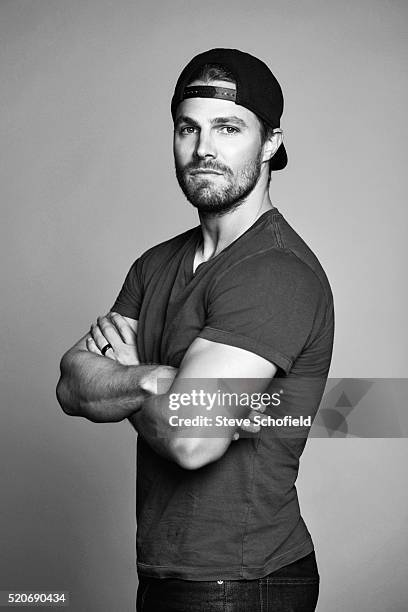 Actor Stephen Amell of 'Teenage Mutant Ninja Turtles: Out of the Shadows' is photographed for Wonderwall on March 25, 2016 in Los Angeles, California.