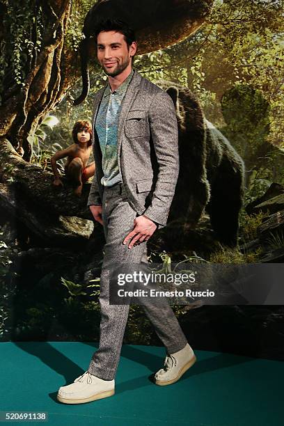 Ivano Marino attends the 'Il Libro Della Giungla' Premiere at Cinema Barberini on April 12, 2016 in Rome, Italy.