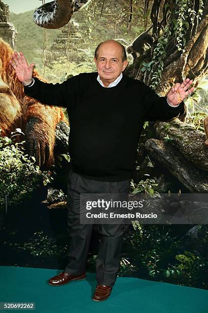 Gianfranco Magalli attends the 'Il Libro Della Giungla' Premiere at Cinema Barberini on April 12, 2016 in Rome, Italy.