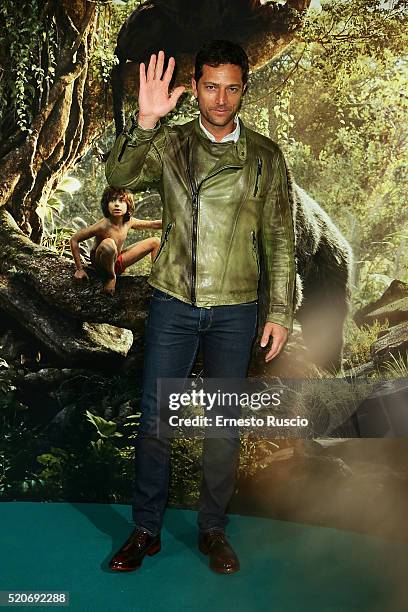 Luca Capuano attends the 'Il Libro Della Giungla' premiere at Cinema Barberini on April 12, 2016 in Rome, Italy.