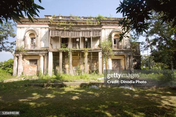 very old guest house neglected, murshidabad, west bengal, india heritage site - unwanted guest stock pictures, royalty-free photos & images