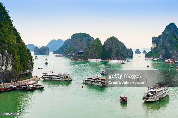 ha long bay, vietnam - halong bay stock pictures, royalty-free photos & images