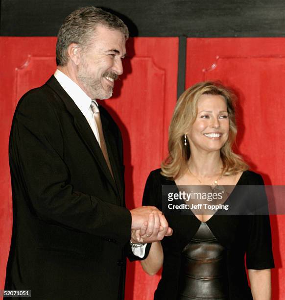 Actress Cheryl Ladd with her husband Brian Russell appears at the Childhelp USA "Drive the Dream Gala" as part of the Barrett-Jackson Classic Car...