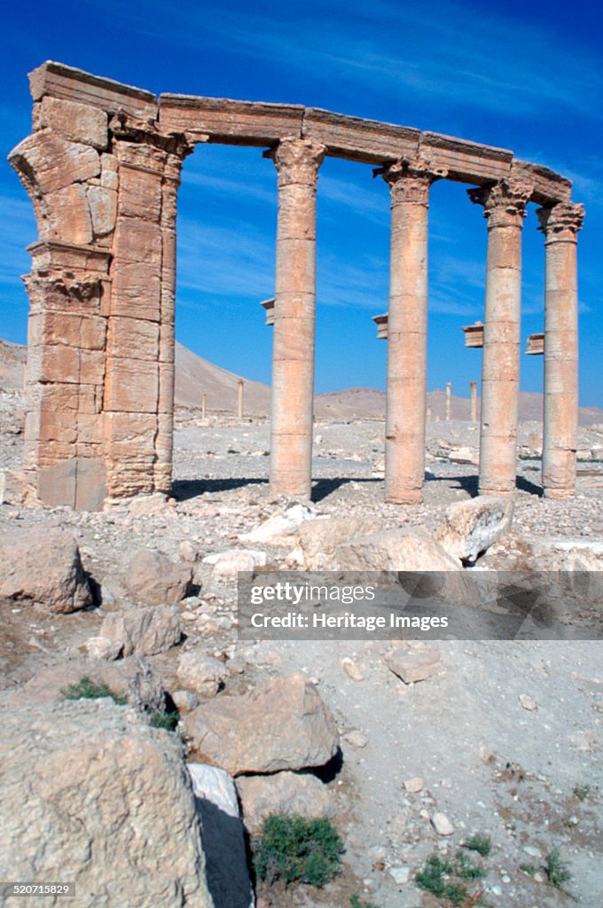 The Oval Piazza, Palmyra, Syria.