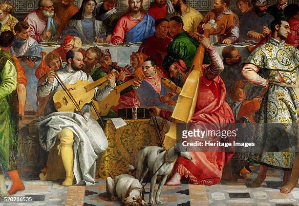 The Wedding Feast at Cana . Found in the collection of Louvre, Paris.