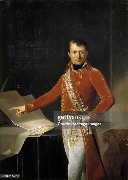 Portrait of Napoleon Bonaparte as First Consul. Found in the collection of Musée de l'Histoire de France, Château de Versailles.