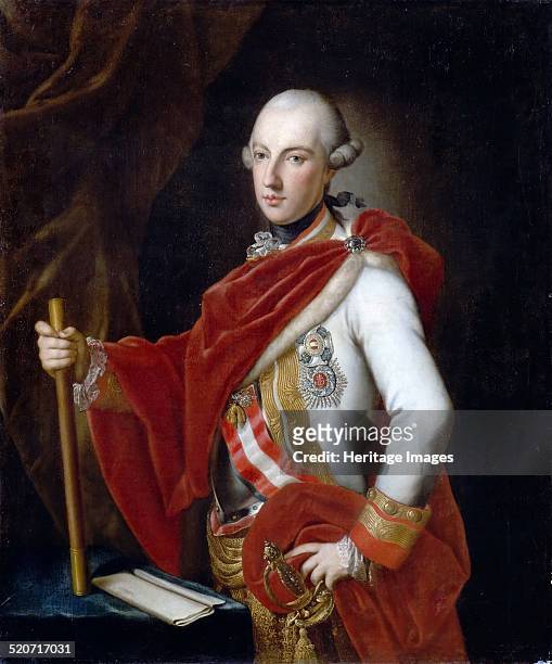 Portrait of Emperor Joseph II . Found in the collection of Musée de l'Histoire de France, Château de Versailles.