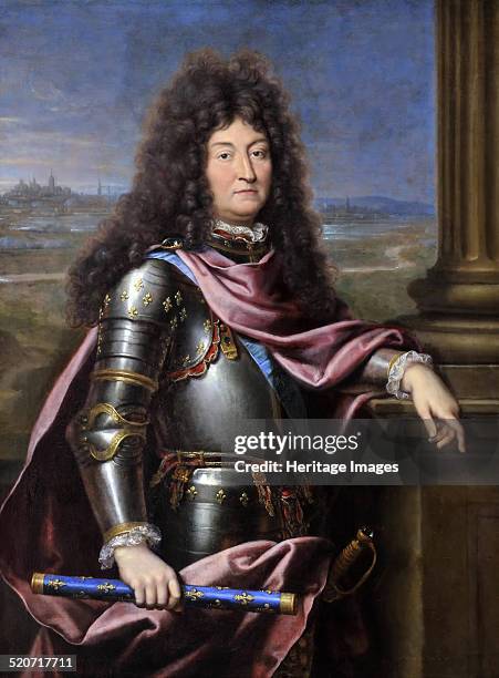 Louis XIV, King of France . Found in the collection of Musée de l'Histoire de France, Château de Versailles.