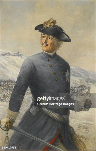 Leopold I, Prince of Anhalt-Dessau , Generalfeldmarschall in the Prussian Army. Private Collection.