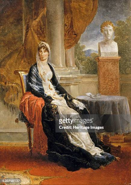 Maria Letizia Buonaparte, née Ramolino . Found in the collection of Musée de l'Histoire de France, Château de Versailles.