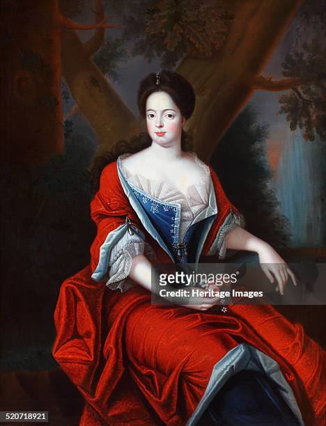 Sophia Charlotte of Hanover , Queen consort in Prussia. Found in the collection of Bomann Museum Celle.