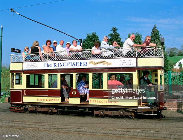 Colyton Terminus, Seaton Tramway, Devon. The highly popular tramway connecting Seaton and Colyton was built by Claude Lane between 1969 and 1971 on...