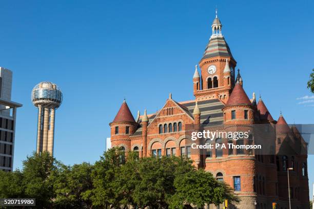 county court house, dallas - dallas stock pictures, royalty-free photos & images