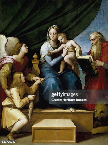 Madonna with the Fish. Found in the collection of Museo del Prado, Madrid.