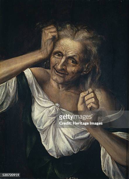 Old Woman Tearing at her Hair. Found in the collection of Museo del Prado, Madrid.