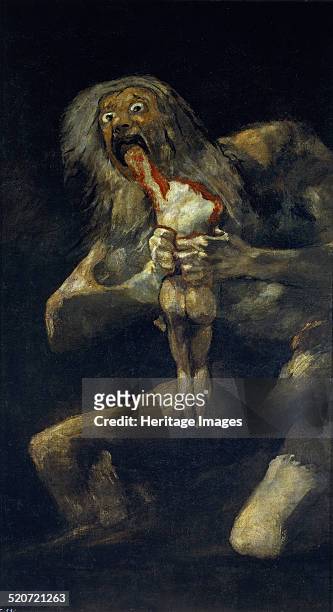 Saturn devouring his son. Found in the collection of Museo del Prado, Madrid.
