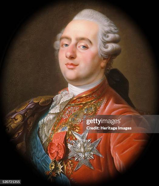 Portrait of the King Louis XVI . Found in the collection of Musée de l'Histoire de France, Château de Versailles.