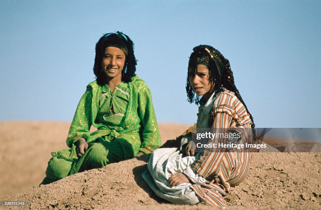 Two shepherdesses, Calah (Nimrud), Iraq, 1977.