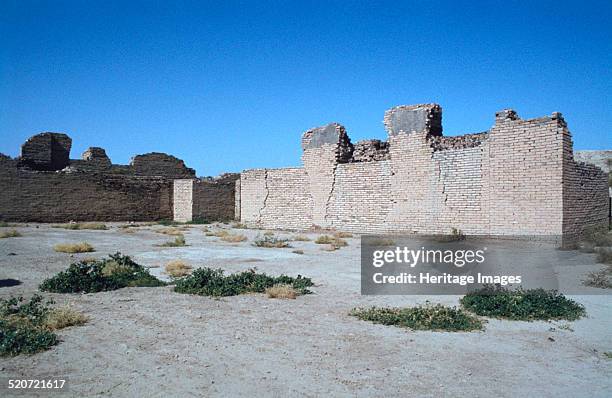 Throne room, Palace of Nebuchadnezzar II, Babylon, Iraq. The Neo-Babylonian King Nebuchadnezzar built his great palace at Babylon in the 6th century...