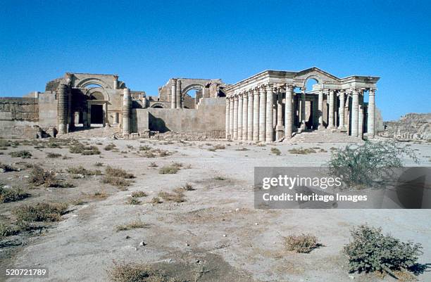 Ruins of Hatra , Iraq, 1977. Hatra was a religious and trading centre in the area of modern north-western Iraq which flourished between c400 BC and...