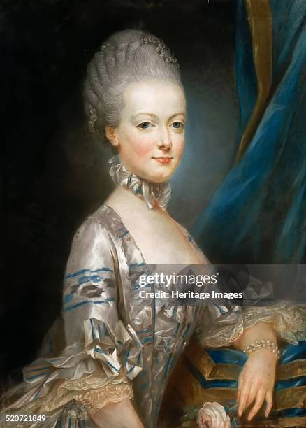 Portrait of Archduchess Maria Antonia of Austria , the later Queen Marie Antoinette of France. Found in the collection of Musée de l'Histoire de...