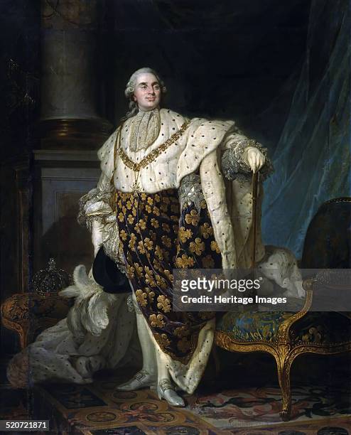 Portrait of the King Louis XVI . Found in the collection of Musée de l'Histoire de France, Château de Versailles.