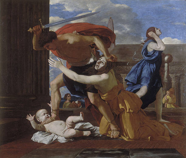 The Massacre of the Innocents. Found in the collection of Musée Condé, Chantilly.