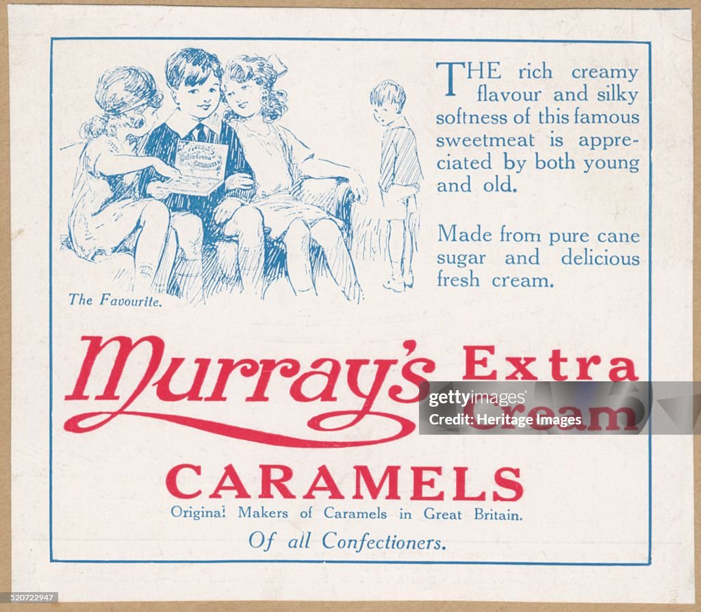Murray's Caramels, c.1920. Artist: Wilfred Fryer