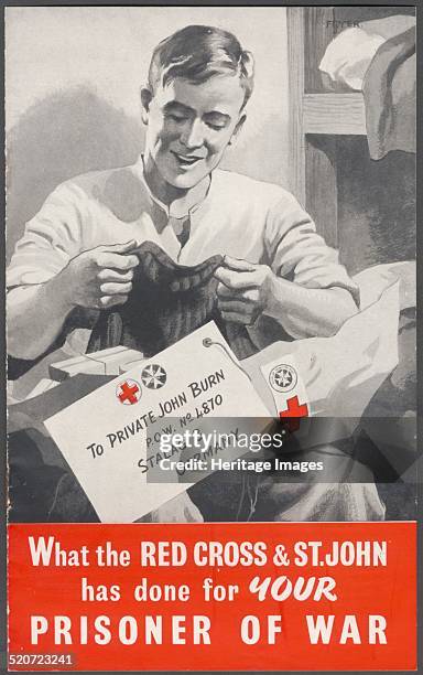 The Red Cross wartime advertisement, 1940s.