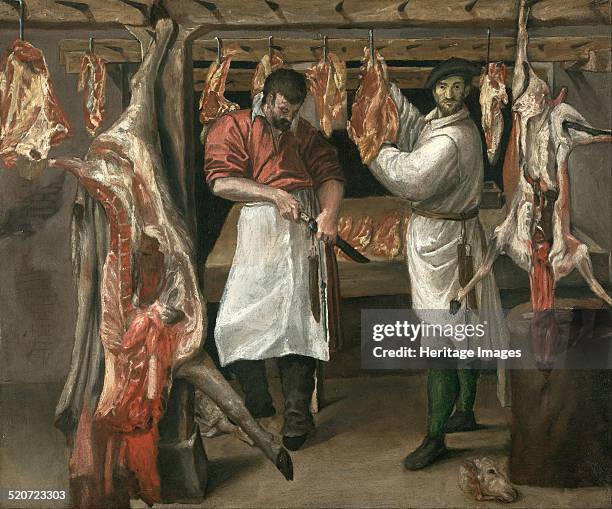 The Butcher's Shop. Found in the collection of Kimbell Art Museum.