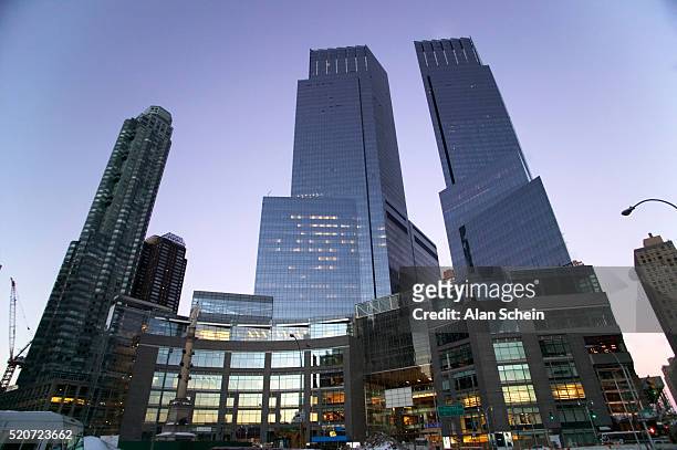 aol time warner center, new york city, usa - time warner center stock pictures, royalty-free photos & images