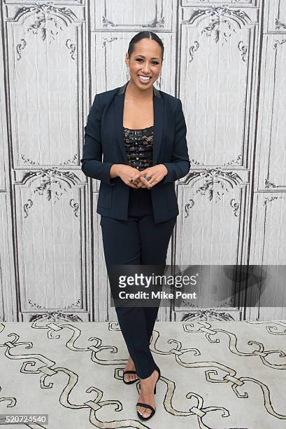 Actress Margot Bingham attends the AOL Build Speaker Series to discuss "The Family" and "Barbershop 3" at AOL Studios In New York on April 12, 2016...