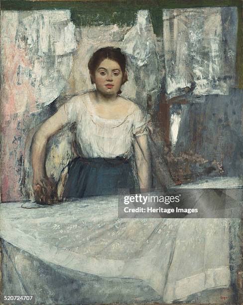 Woman Ironing. Found in the collection of Neue Pinakothek, Munich.